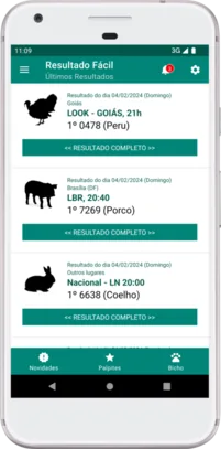 Aplicativo Resultado Fácil